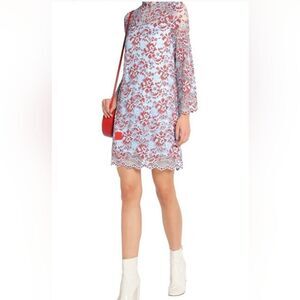 Ganni lace mini dress size 38 (us 6)